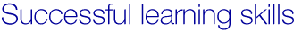Successful learning skills